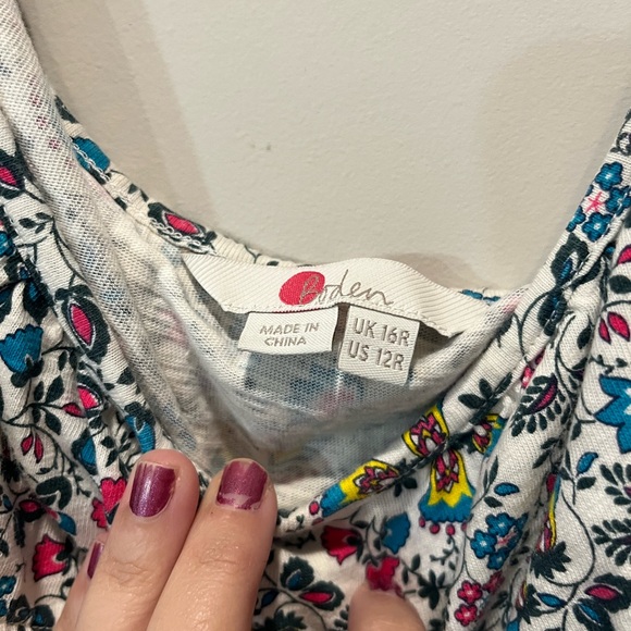 BODEN Bethany Off The Shoulder Dress Size 12R - Picture 6 of 11